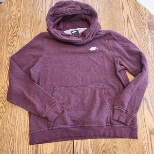 Nike Womens Maroon Hoodie Sz L
